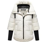 NAVAHOO Chaqueta de invierno 'Lotusherz XIV' negro / offwhite S negro / offwhite