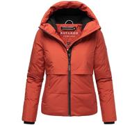 Navahoo Chaqueta de invierno para mujer, acolchada y cálida, con forro de felpa y capucha Liebesküken XIV, XS-XXL, terracota, XS
