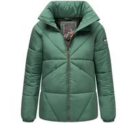 Navahoo Chaqueta de invierno para mujer, cálida, acolchada, con cuello alto, Chocolaolinaa, talla 14, XS-3XL, Dusty Green, S