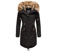 Navahoo Chaqueta de invierno para mujer, parka de invierno cálida con capucha, tallas XS-XXL, Negro , XS