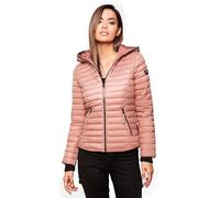 Navahoo Chaqueta de transición para mujer con capucha B348, rosa pastel, S