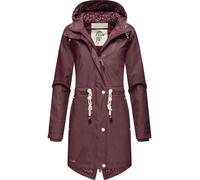 NAVAHOO Chaqueta funcional 'Flower of Ocean' burdeos / blanco, Talla XXL