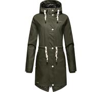 NAVAHOO Chaqueta funcional 'Flower of Ocean' caqui / blanco XS caqui / blanco