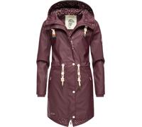 NAVAHOO Chaqueta funcional 'Tropical Storm' crema / burdeos, Talla XS