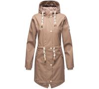 NAVAHOO Chaqueta funcional 'Tropical Storm' taupe / verde oscuro / naranja / blanco, Talla XXL