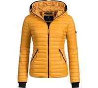 Navahoo Chaqueta Guateada de Entretiempo para Mujer Kimuk Amarillo S