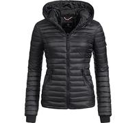 Navahoo Chaqueta Guateada de Entretiempo para Mujer Kimuk Negro XS