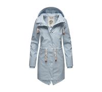 Navahoo Chubasquero para mujer con capucha B919, Azul bebé, S