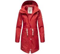 Navahoo Chubasquero para mujer con capucha B919, rojo, L