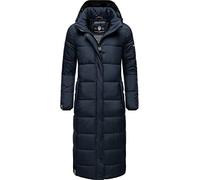 Navahoo Isalie - Abrigo de invierno para mujer, cálido, con capucha extraíble, tallas XS-XXL, azul marino, M