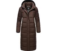 Navahoo Isalie - Abrigo de invierno para mujer, cálido, con capucha extraíble, tallas XS-XXL, Color marrón oscuro., XXL