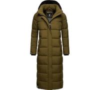 Navahoo Isalie - Abrigo de invierno para mujer, cálido, con capucha extraíble, tallas XS-XXL, verde militar, S