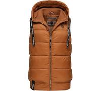 Navahoo Kassidy Kassidy - Chaleco acolchado para mujer, ligero, para exteriores, con capucha, talla XS-3XL, Cinnamon Rusty, L