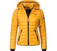 Navahoo Lulana Chaqueta Guateada de Entretiempo para Mujer Amarillo Sol M