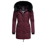 Navahoo Luluna Prc - Parka de invierno con capucha para mujer, talla XS-XXL, borgoña, XXL
