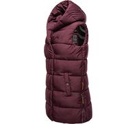 Navahoo Madilynaa - Chaleco acolchado para mujer, con capucha, tallas XS-XXL, burdeos, S