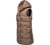 Navahoo Madilynaa - Chaleco acolchado para mujer, con capucha, tallas XS-XXL, gris oscuro, S
