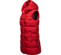 Navahoo Madilynaa - Chaleco acolchado para mujer, con capucha, tallas XS-XXL, rojo, S
