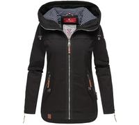 Navahoo Mujer Chaqueta Spring Transition Jacket Parka Coat Hood B692 [B692-Wek-Schwarz-Gr.S]