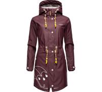 Navahoo Mujer Funktions-Jacke Abrigo de Lluvia Parka Impermeable Bailando
