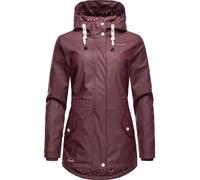 Navahoo Mujer Funktions-Jacke Abrigo de Lluvia Parka Impermeable Oceans Corazón