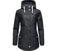 Navahoo Mujer Funktions-Jacke Abrigo de Lluvia Parka Impermeable Oceans Corazón