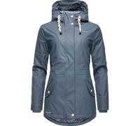 Navahoo Mujer Funktions-Jacke Abrigo de Lluvia Parka Impermeable Oceans Corazón