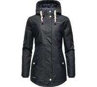 Navahoo Mujer Funktions-Jacke Abrigo de Lluvia Parka Impermeable Oceans Corazón