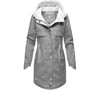 NAVAHOO Parca de entretiempo 'Xankaa' gris / blanco, Talla M