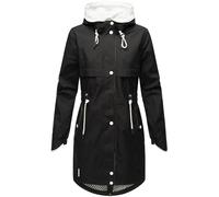 NAVAHOO Parca de entretiempo 'Xankaa' negro / blanco, Talla XXXL