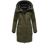 NAVAHOO Parca de invierno 'Eissturm 14' gris / oliva / negro, Talla S