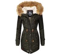 NAVAHOO Parca de invierno 'La Viva' verde oscuro XL EUR