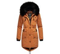 NAVAHOO Parca de invierno 'Luluna' cognac / negro XL cognac / negro