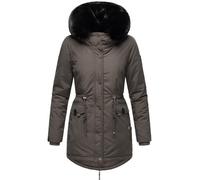 NAVAHOO Parca de invierno 'Sweety Deluxe' antracita / negro, Talla XS