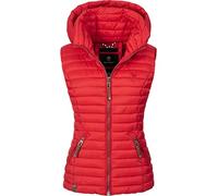 Navahoo Shadaa Chaleco Acolchado de Entretiempo para Mujer Rojo M