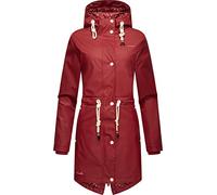 Navahoo Tropical Stormoo Anorak para mujer, de entretiempo, parka funcional, impermeable, varias tallas Rojo Sangre XS