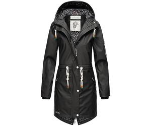 Navahoo Tropical Stormoo Anorak para mujer, de entretiempo, parka funcional, impermeable, varias tallas Negro M