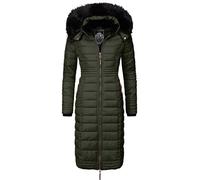 Navahoo Umay - Abrigo de invierno para mujer (talla XS-XXL), verde oliva, M