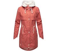Navahoo Xankaa - Abrigo de entretiempo ligero para mujer, con capucha, talla S-3XL, rojo, XXL