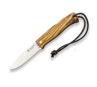 Navaja bushcraft joker artica no156 con cachas en madera de olivo, ho