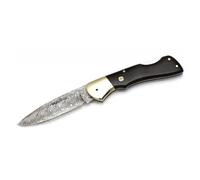 Navaja con bloqueo muela bx dam bx-8dam, con hoja de acero damasco ino