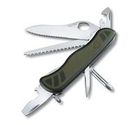 Victorinox Schweizer Soldatenmesser 08 Navaja con 10 funciones, incluyendo hoja grande con bloqueo para una mano