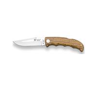 Navaja de caza joker 'terrier' nb18, mango de madera bocote y hoja de