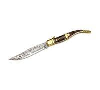 Navaja de colección muela curro curro-a.dam, de acero damasco inoxida