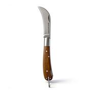 Navaja de electricista, una hoja - Ligera, mango antideslizante - Longitud cerrada: 10 cm, longitud abierta: 17,3 cm, longitud de la hoja: 7,3 cm - Marrón