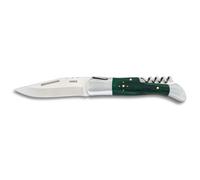 Navaja laguiole albainox mango mikarta verde virola aluminio hoja acer