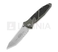 Navaja Microtech Socom Elite T/E Stonewash, verde olivo, hoja dentada