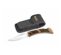 Navaja muela bt bt-9ng, cachas de madera nogal, con bloqueo, hoja de 9