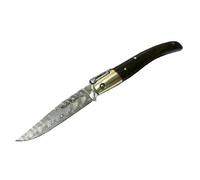 Navaja muela pq-9dam de palanquilla, hoja de acero de damasco inox. c