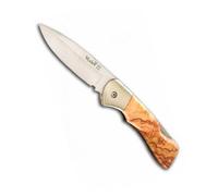 Navaja muela serie bx olivo, bx-8.ol, cachas de madera de olivo y alpa